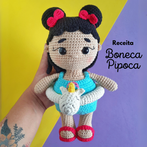 Receita Boneca Pipoca