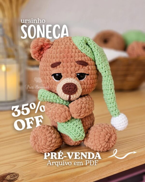 Pré-venda Receita Urso Soneca - PDF