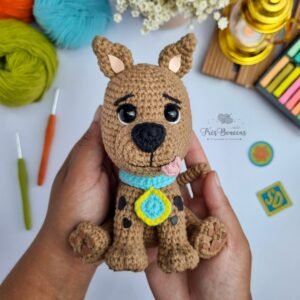 Boneco Scooby-Doo 15cm (peça pronta)